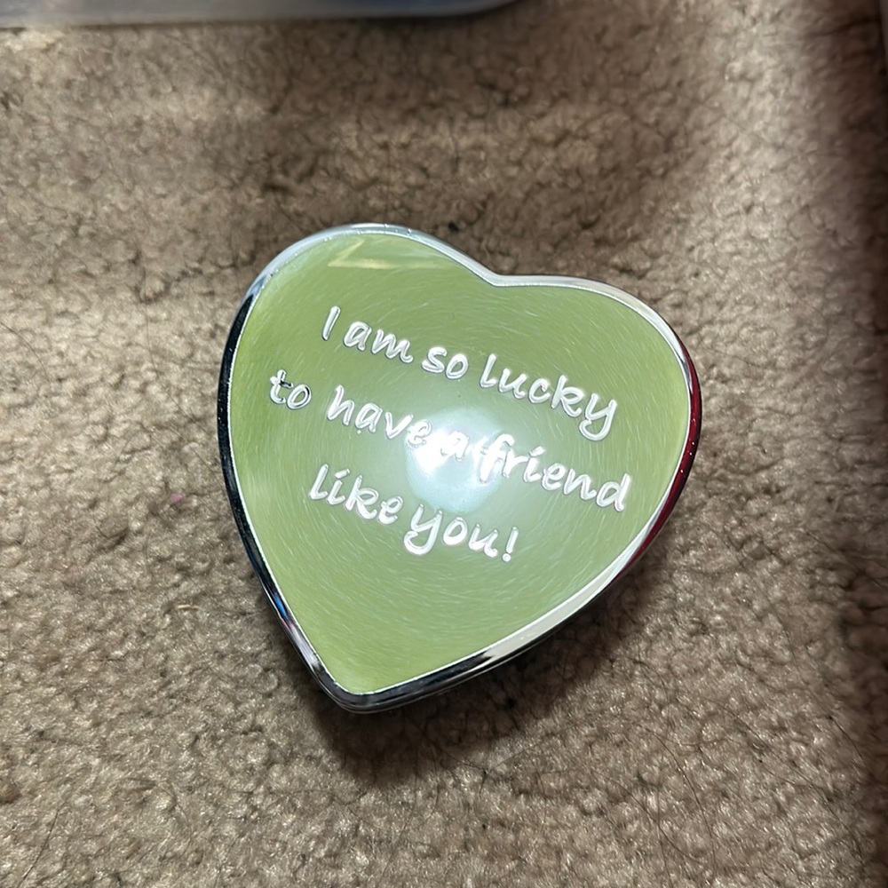 💚💚💚Trinket green heart box